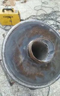 جوشکاری سیار آبگرمکن مخزنی در گنبد