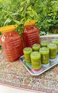 آبغوره اعلاء طبیعی زیاد جوشیده