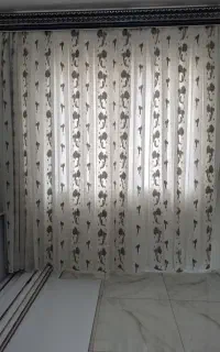 پرده تور با کتیبه