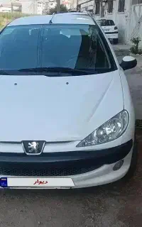 ۲۰۶ تیپ پنج مدل ۱۳۹۹ کم کارکرد در حد صفر