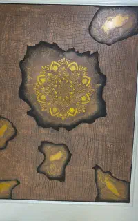 آموزش پتینه،میکروسمنت،ورق طلا