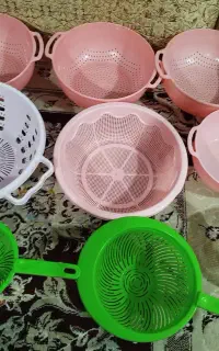 سبد های پلاستیکی و بخارپز استیل