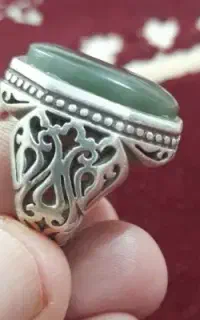 انگشتر عقیق یشم یمنی اصل