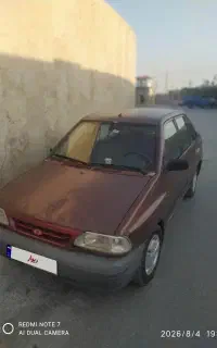 پراید85 مسی رنگ تکسوز