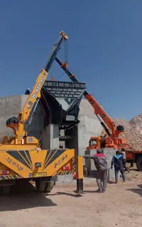 جرثقیل شبانه روزی اورنگی 3تا100تن