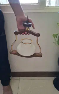 لوستر حبابی تک لامپه