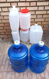 بطری آبسردکن ، دبه پلاستیکی گالن آب
