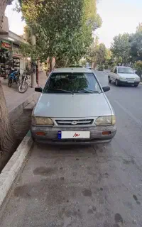 پراید ۸۶شاسی پلمپ نقره ای