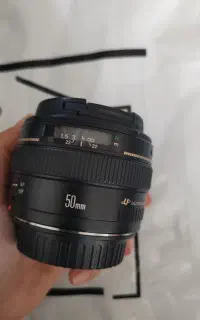 لنز فیکس 50  کانن  با دیافراگم 1.4