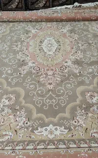 یک جفت فرش ۵۰۰ شانه گل برجسته