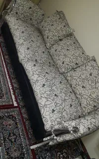 مبل راحتی  ۹ نفره سفارشی چارچوب فلزی استیل