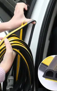 حذف کامل صدای باد/ با نوار صداگیر درب خودروMute