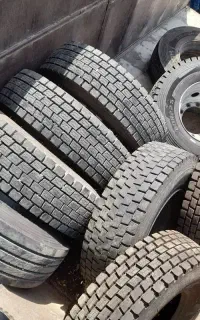 ده حلقه رینگ و لاستیک تیوبلس کامیون رینگ24لاستیک24