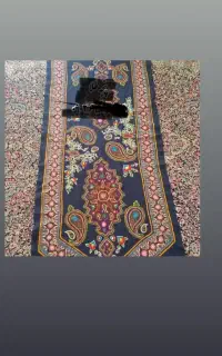 پرده پته سرمه ای