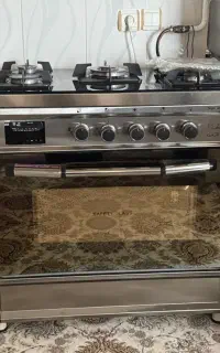 اجاق گاز سالم و صفحه شیشه