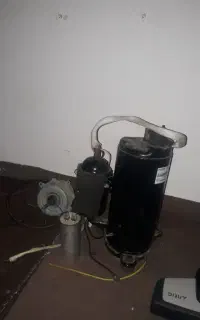 کمپرسورو خازن.وموتورفن.کولرگازی۱۸۰۰۰هزار