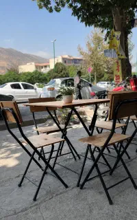 میز صندلی چوبی ترموود تاشو قیمت تولیدی