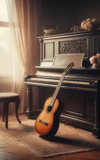 ٪۴۰ تخفیف آموزش گیتار، پیانو، خوانندگی