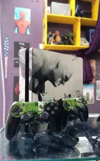 ps4 اسلیم یک ترا جفت دسته( کپی خور)