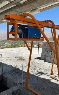 تعمیروراه اندازی بالابر در محل وسیم پیچی دینام