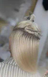 نصب اکستنشن مو