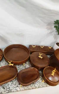 «ظروف پذیرایی سنگ مصنوعی دست‌ساز ،شیک و لوکس»
