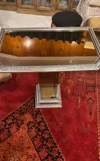 میز کنسول شیشه ای
