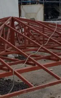 جوشکار اسکلت فلزی خرپا