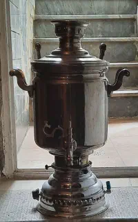 سماور گازی و ترازو قدیمی