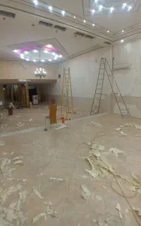 کندن کاغذ دیواری پتینه الیاف زیر سازی بتونه کاری