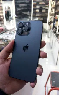 ایفون ۱۵پرومکس مشکی بسیارتمیز