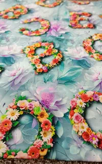 پارچه نخی کودری نگین دار