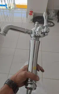 شیر روشویی پایه بلند سنگین