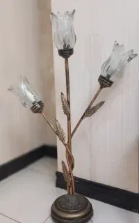 آباژور ایستاده برنجی ۳ شاخه