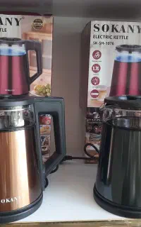 کتری برقی سوکانی جدید استیل داخل شیشه