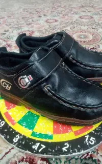 کفش مجلسی چرم پسرانه