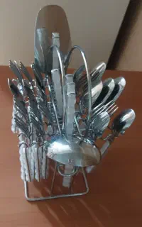 سرویس ۶ نفره قاشق چنگال اینوکس