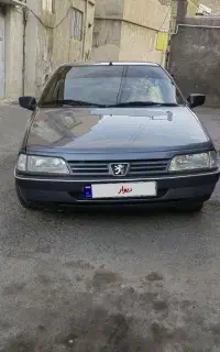 پژو 405 دوگانه فابریک دلفینی رنگ
