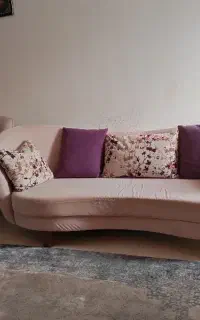 ست مبل هشت نفره و صندلی غذاخوری شش نفره