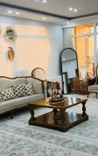 مبل فرانسوی 7 نفره با میز غذا خوری
