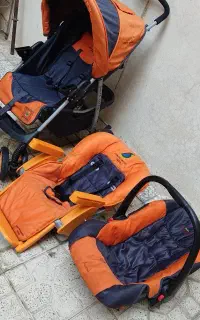 کالسکه و کریر و صندلی همش باهم ۳ ملیون تمیز