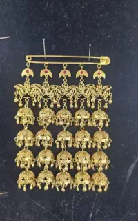 سوزن لوستری برنج آبکاری طلا