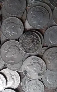 100عدد سکه شاهی واسکناس 20تمنی