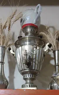 سماور زغالی ورشو مدل نیزه ایی