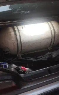 کپسول گاز cng بزرگ پژو همراه لوازم