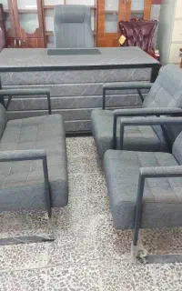 مبلمان اداری شرکتی دفتری نیمست ۴نفره دارای گارانتی
