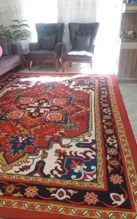 روفرشی ۹ متری  کش دار طرح نقشه هریس