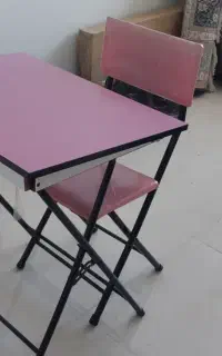 میز تحریر و صندلی‌ مدل تاشو