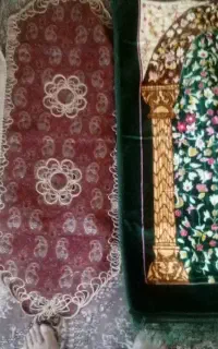 ۲رومیزی‌زیباوسجاده‌مخمل‌نو