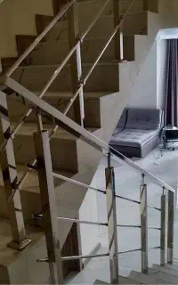 نرده استیل ،نرده آلومینیوم ،درب استیل ،پله استخری،